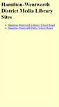 Mobile Screenshot of media.hwdsb.on.ca